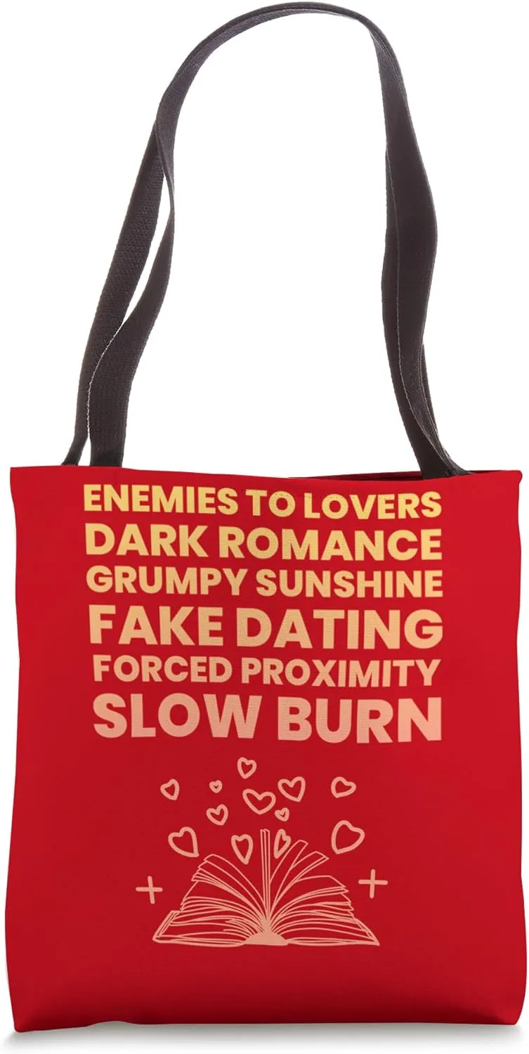 Bibliophile Romance Book Genre Humor Tee Tote Bag