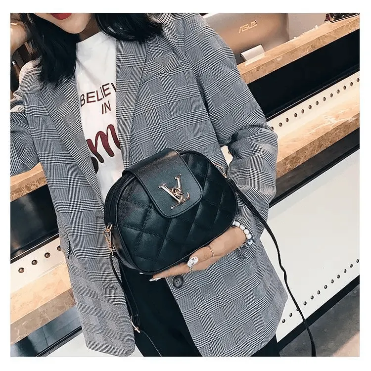 Black Beauty Women's Shoulder Crossbody Bag For Females Fashionable Handbag PU Famous Designer Clutch