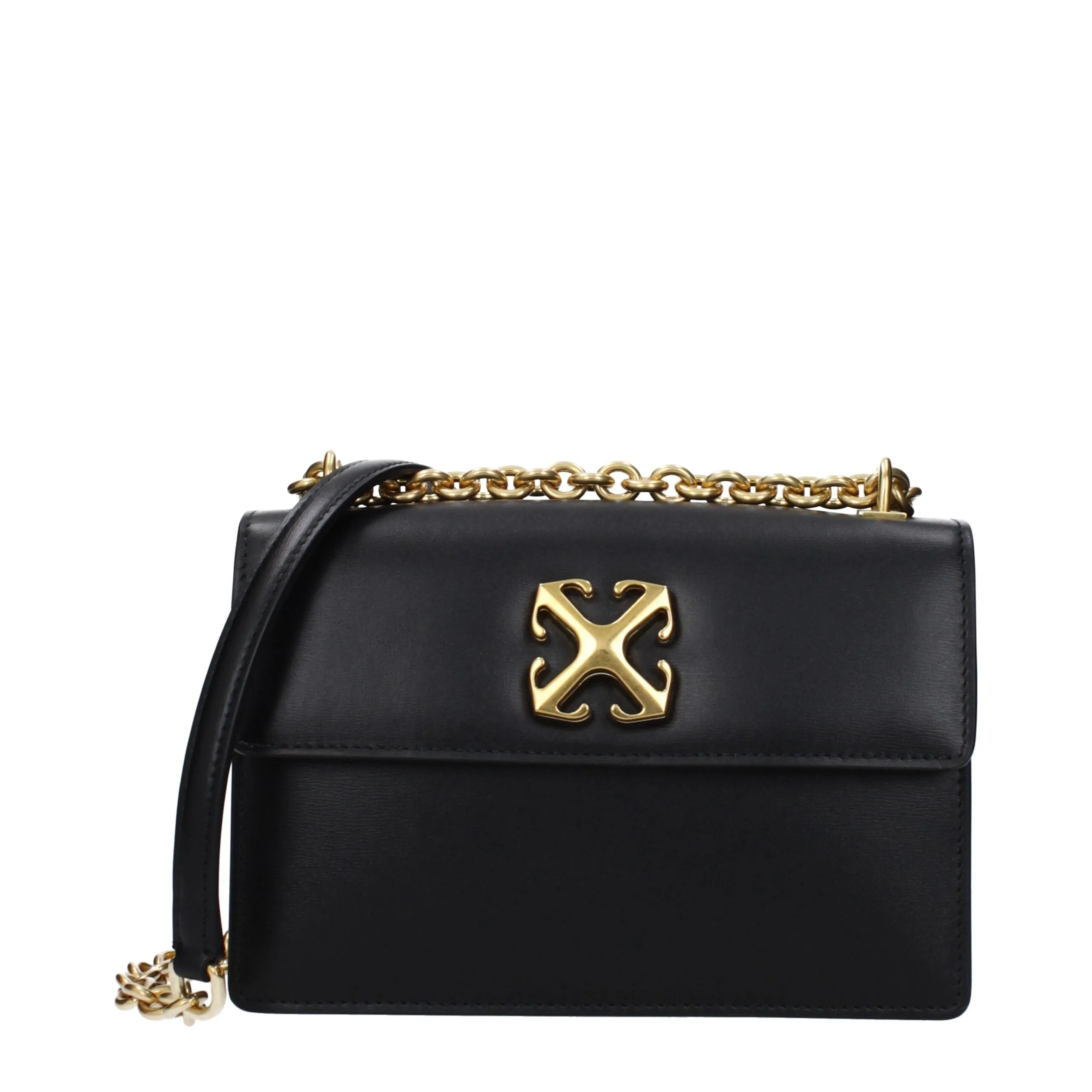 Black Off-White Hurry, ends soon Leather Bag Crossbody Global delivery