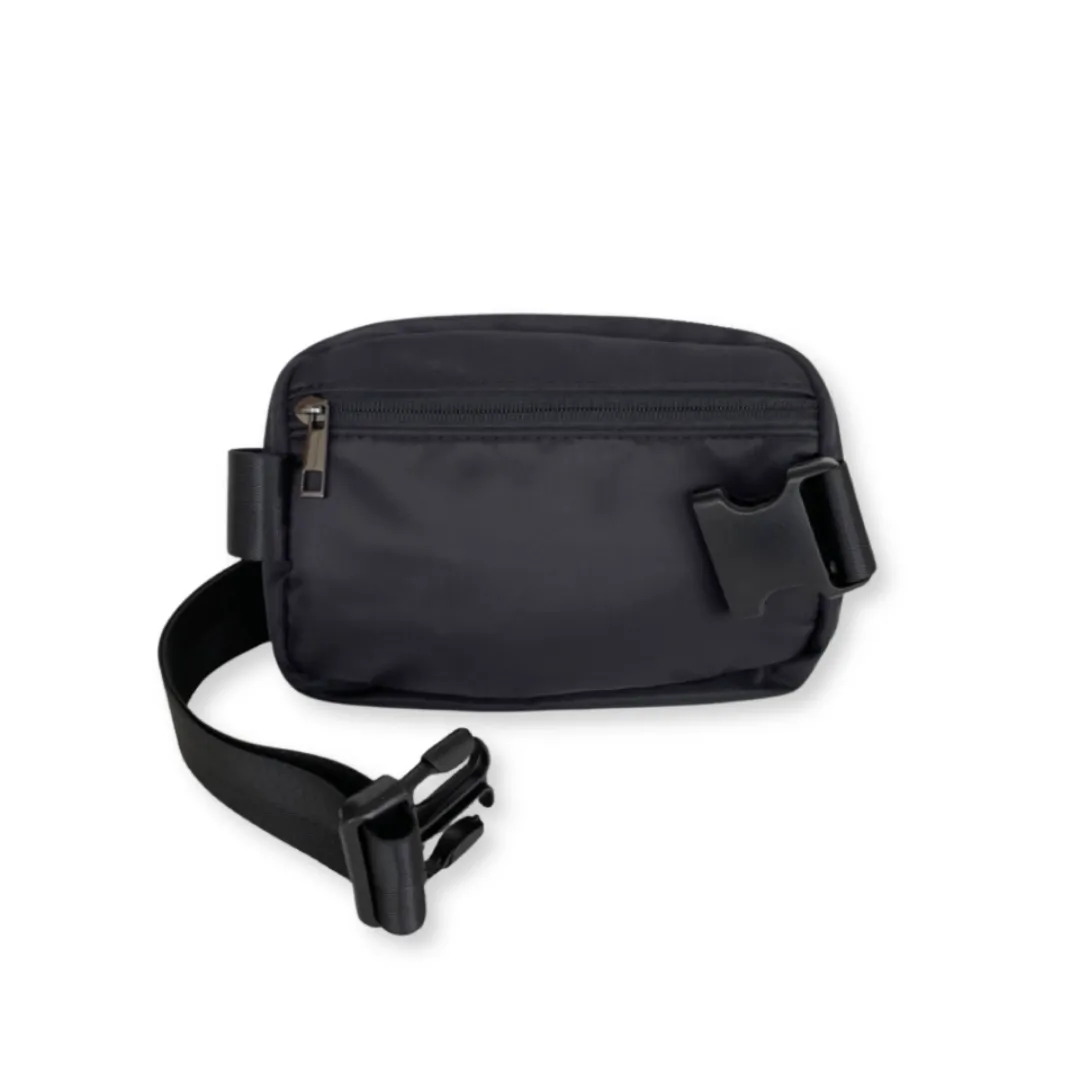 Black Sling Belt Bag and Treat Pouch Duo