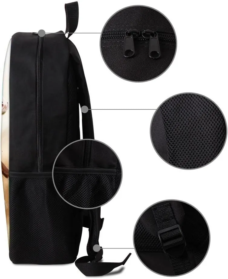 Book Bags for Kids 17 Inch Combustion Pattern School Bags (Billiards)