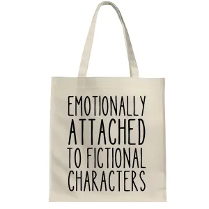 Book Lover Gift Prints For Fictional Character Fans White Multicolor Canvas Tote Bag