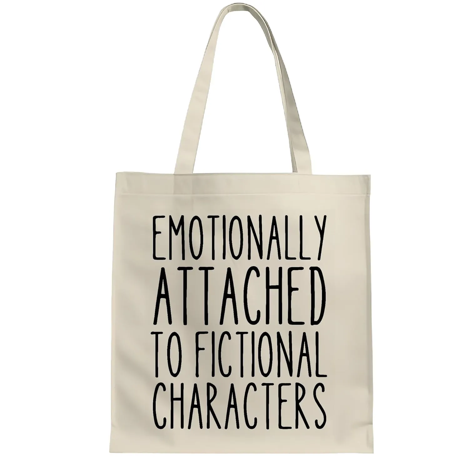 Book Lover Gift Prints For Fictional Character Fans White Multicolor Canvas Tote Bag