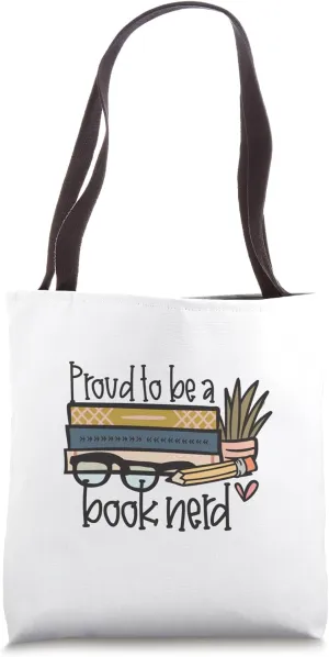 Book Nerd For Bookish Travelers, Bloggers, Influencers Tote Bag