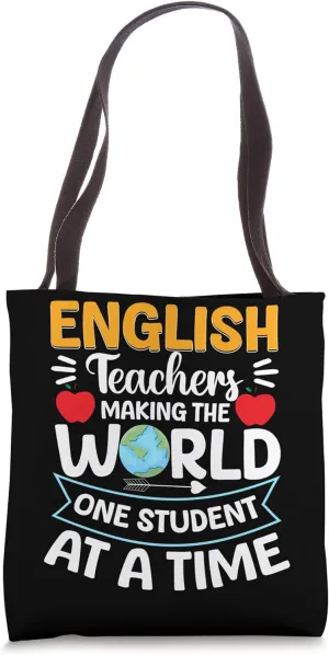 Book Reading Grammar English Teaching School Educator Tote Bag
