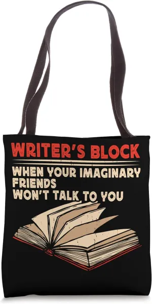 Book Writer Funny Quote Author Journalist Rewrite Novelist Tote Bag