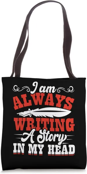 Book Writer Funny Quote Author Journalist Rewrite Novelist Tote Bag