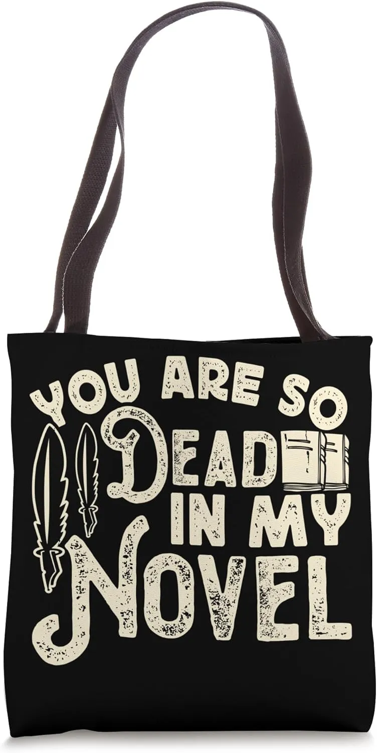 Book Writer Funny Quote Author Journalist Rewrite Novelist Tote Bag