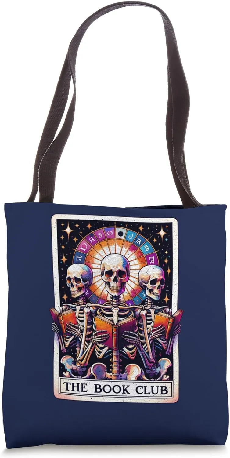 Books Reading Tarot Lover For Book Discussion Clubs Tote Bag
