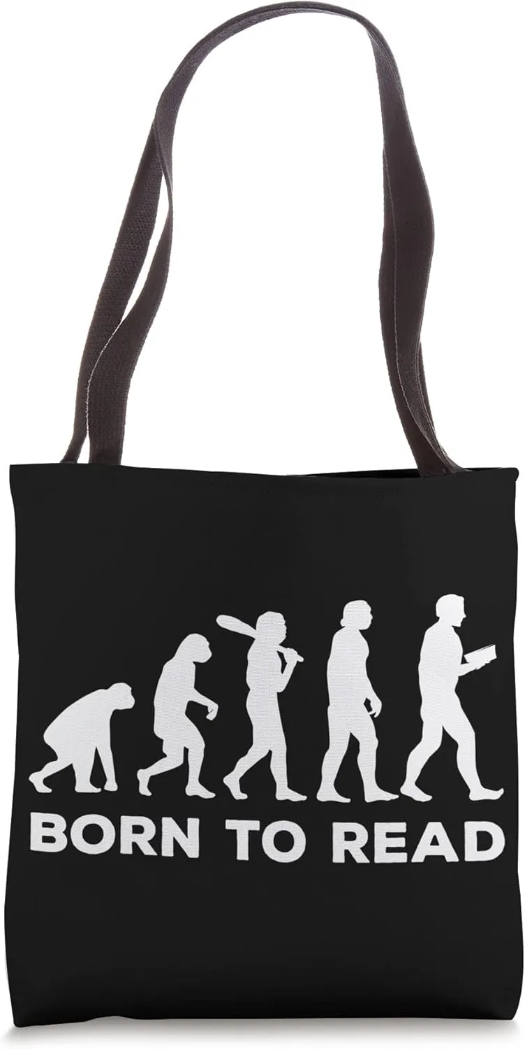 Born To Read Reading Novel Lecture Reader Books Bookworm Tote Bag