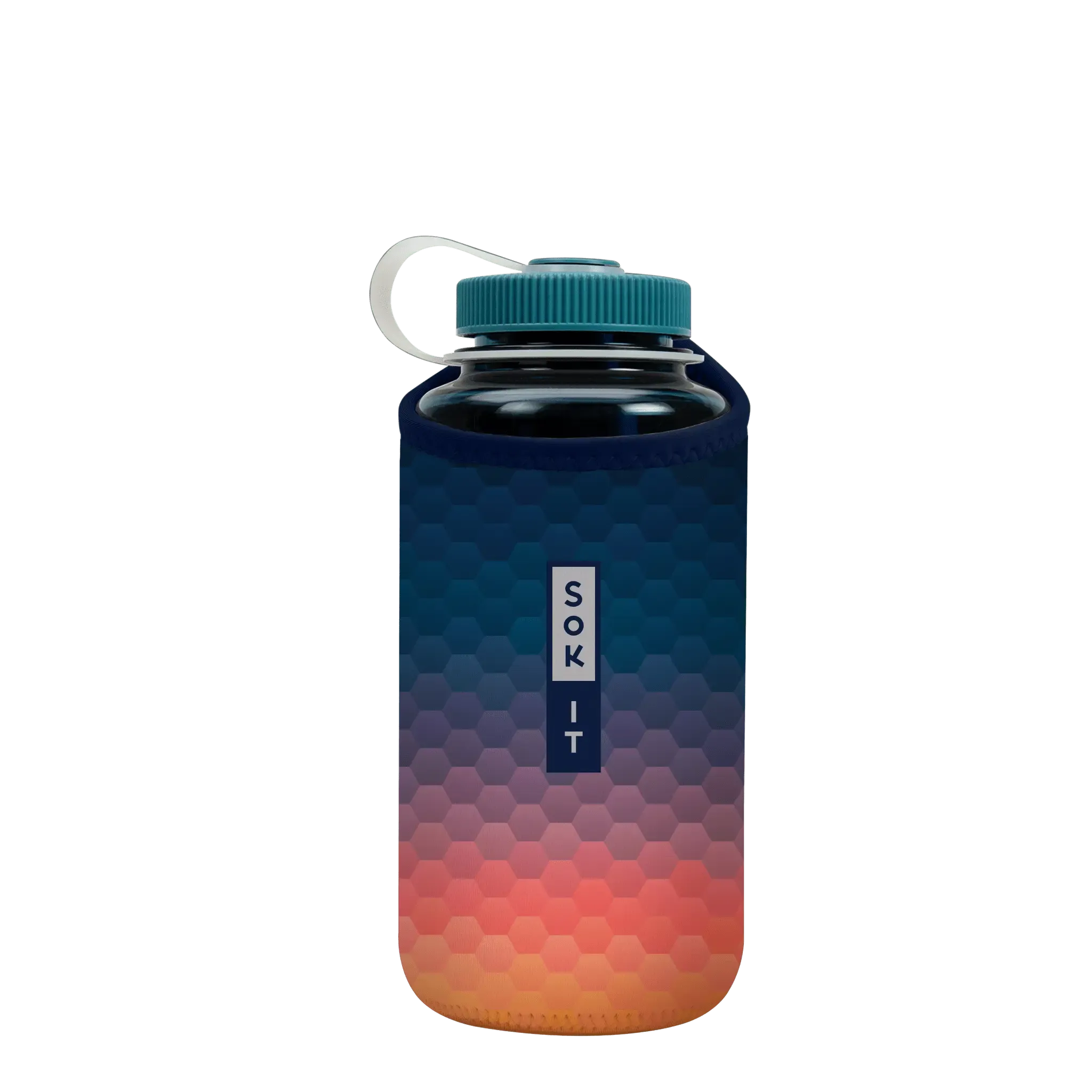 BotlSok for Nalgene Style Bottles - Hexagon Sunset