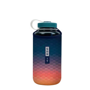 BotlSok for Nalgene Style Bottles - Hexagon Sunset