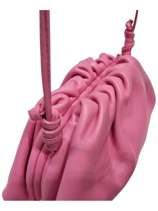 Bottega Veneta 585852 Mini pouch dumpling bag pink color cross