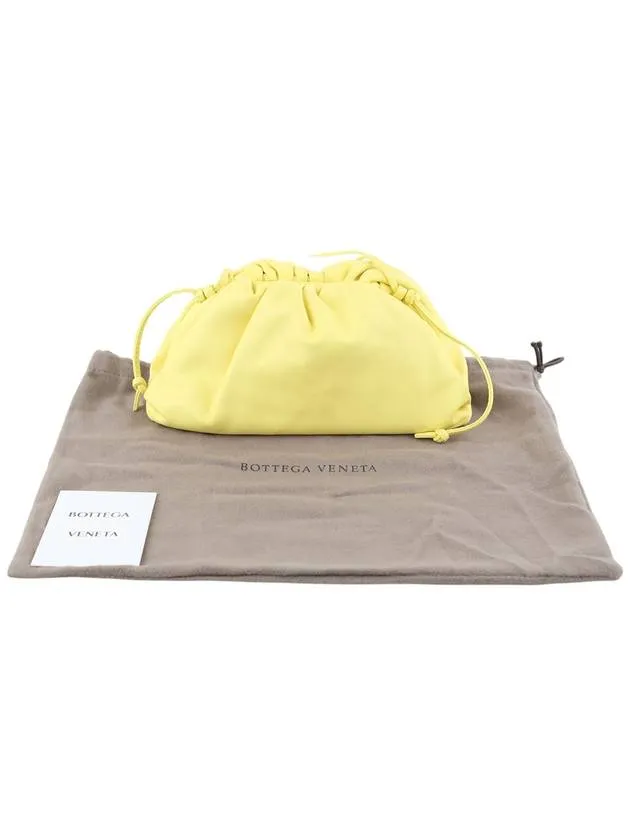 Bottega Veneta 585852 Mini Pouch Dumpling Cross Bag Yellow 33907 2