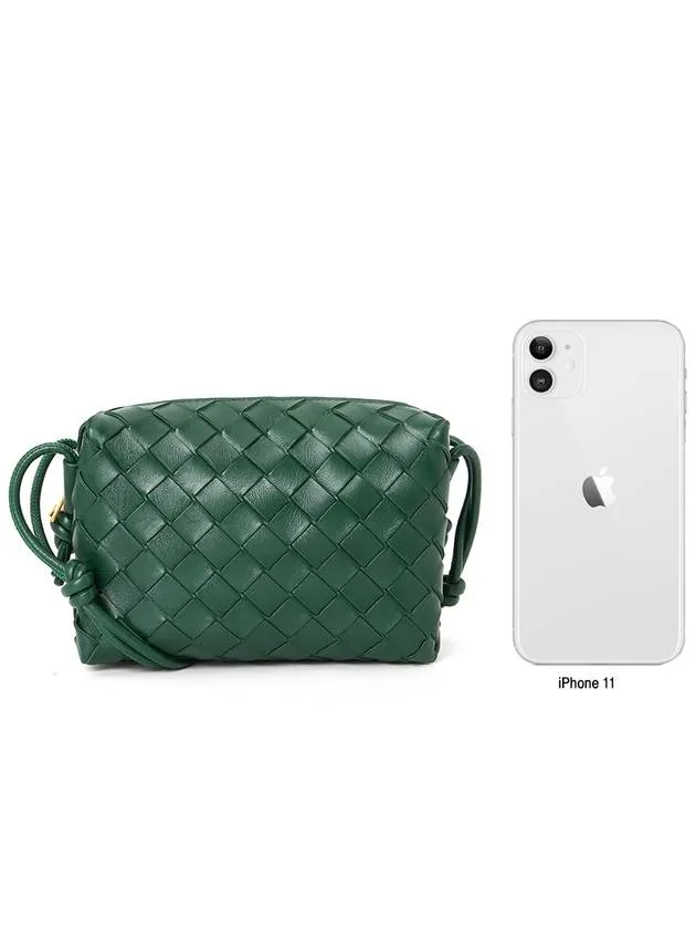 Bottega Veneta Loop Camera Mini Cross Bag Raintree
