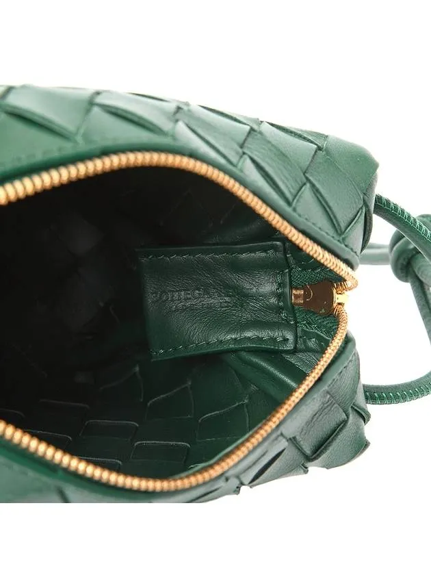 Bottega Veneta Loop Camera Mini Cross Bag Raintree