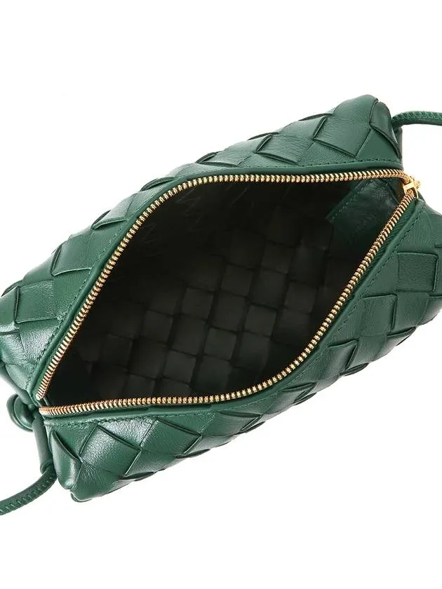 Bottega Veneta Loop Camera Mini Cross Bag Raintree