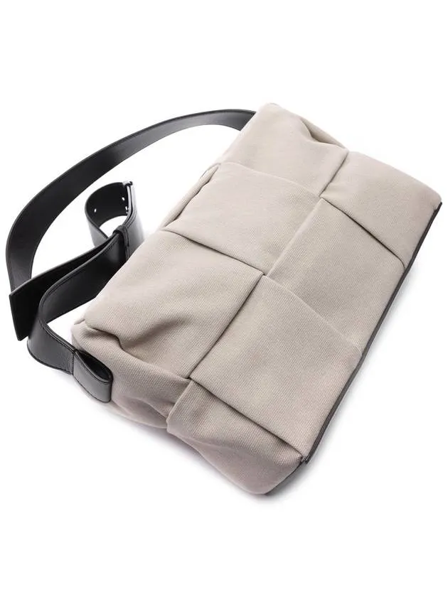 Bottega Veneta Medium Arco Camera Cross Bag Greige