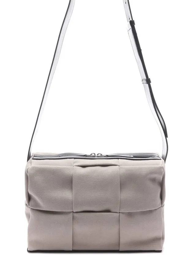 Bottega Veneta Medium Arco Camera Cross Bag Greige