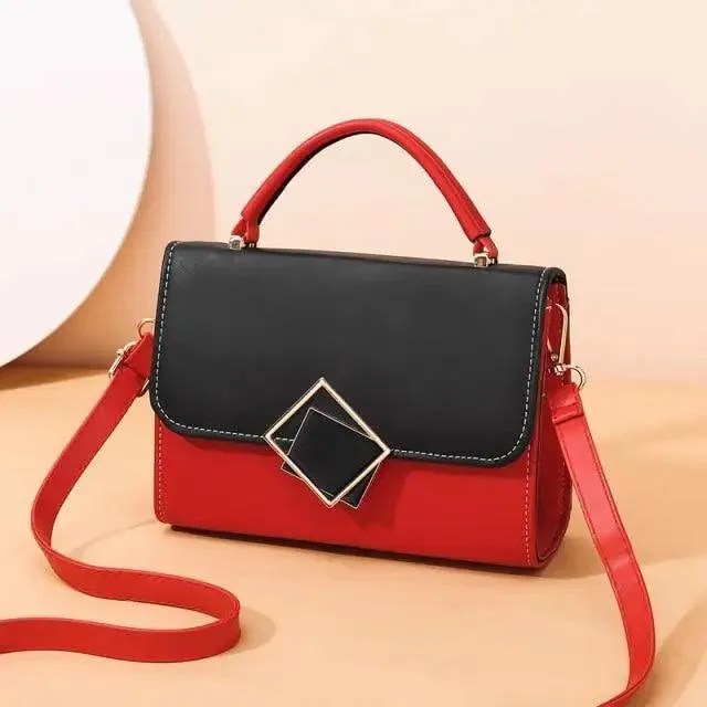 Brand New Attractive Candy Color Design PU Leather Crossbody Bags For Women And Girls Nice Shoulder Hand Bag, Travel Handbags, Stylish Phone Purse Mini Flap