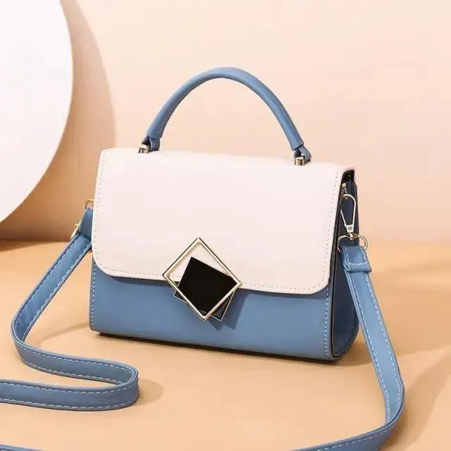 Brand New Attractive Candy Color Design PU Leather Crossbody Bags For Women And Girls Nice Shoulder Hand Bag, Travel Handbags, Stylish Phone Purse Mini Flap