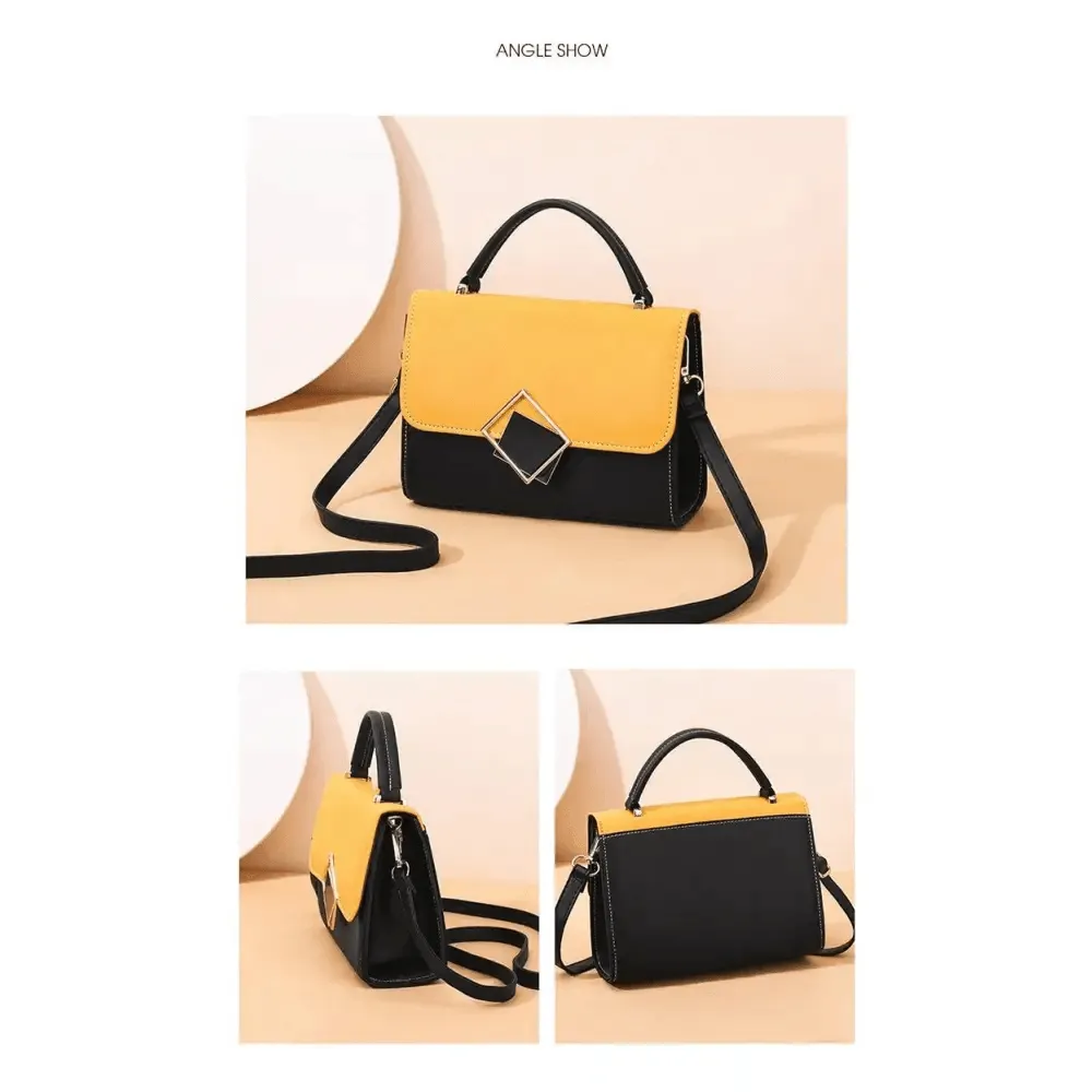 Brand New Attractive Candy Color Design PU Leather Crossbody Bags For Women And Girls Nice Shoulder Hand Bag, Travel Handbags, Stylish Phone Purse Mini Flap