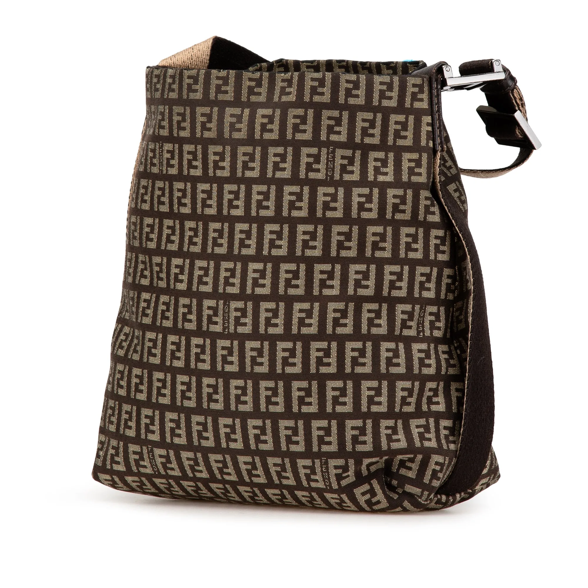 Brown Fendi Zucchino Canvas Crossbody
