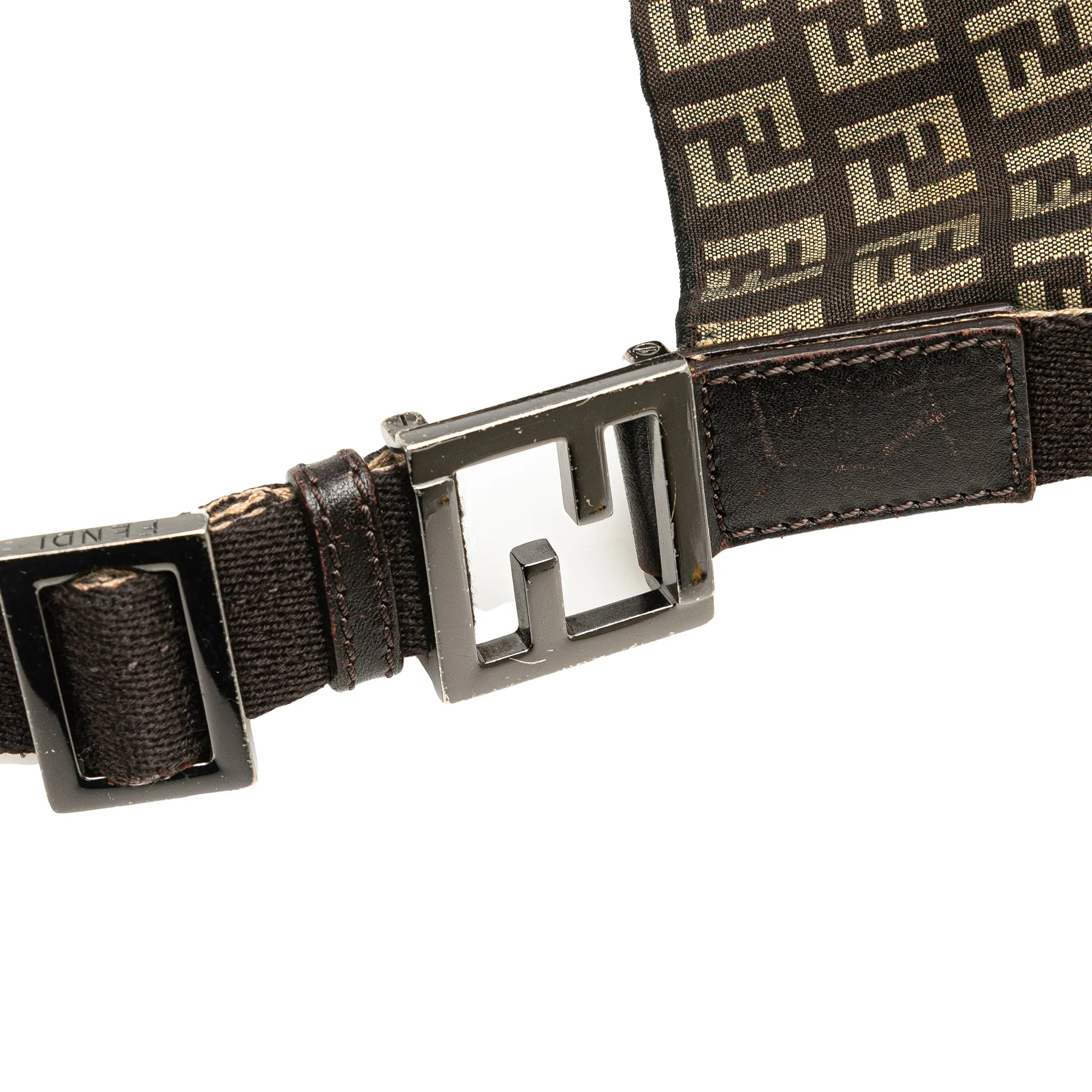 Brown Fendi Zucchino Canvas Crossbody