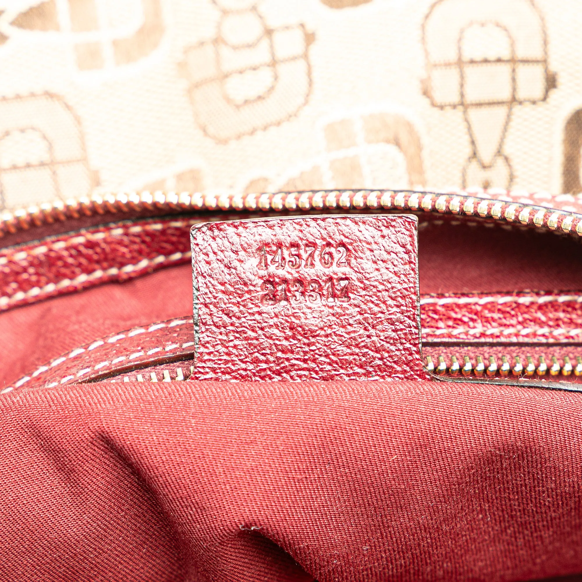 Brown Gucci Horsebit Canvas Crossbody