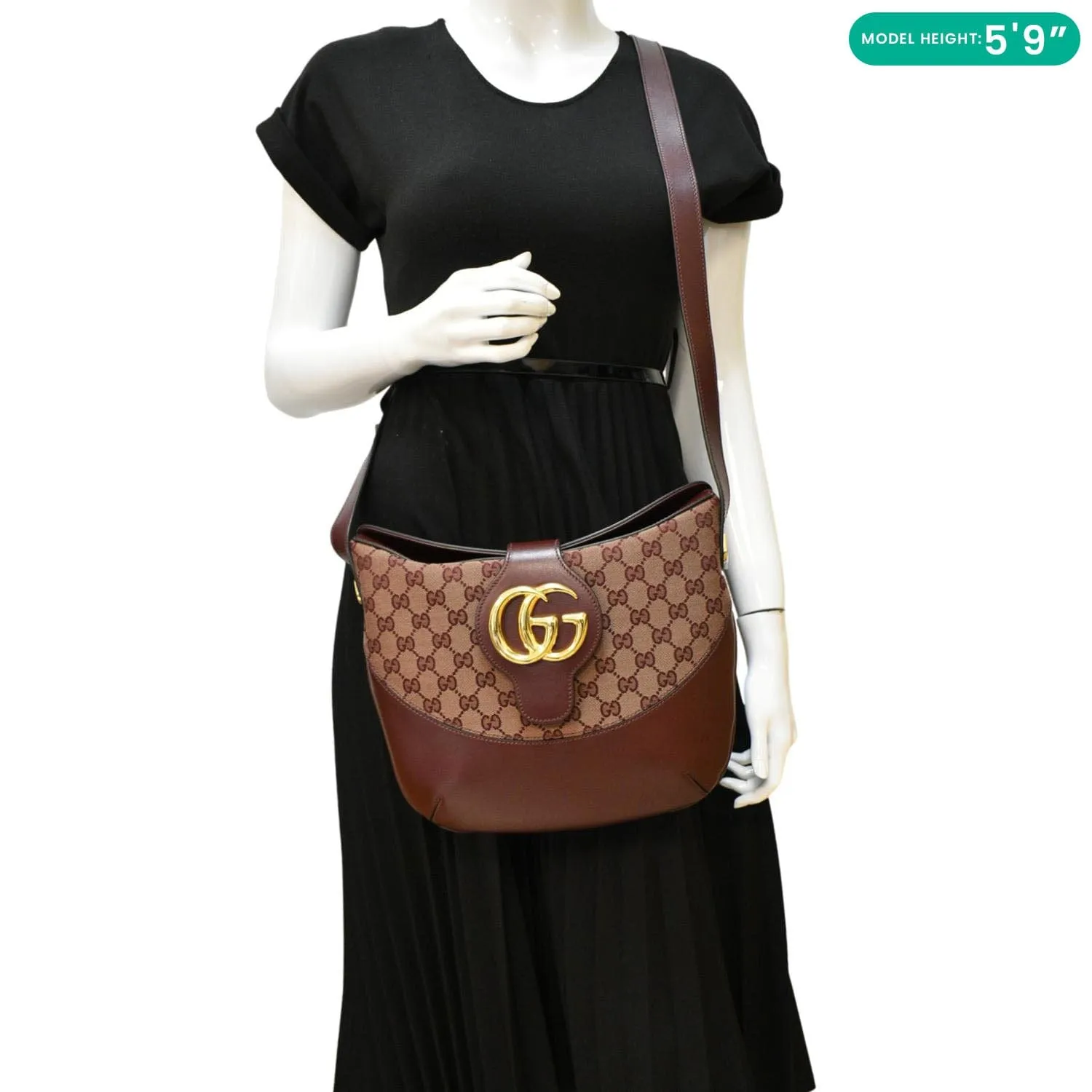 Brown Medium GUCCI Bag Canvas Arli Minimalistic On-time delivery Crossbody 568857