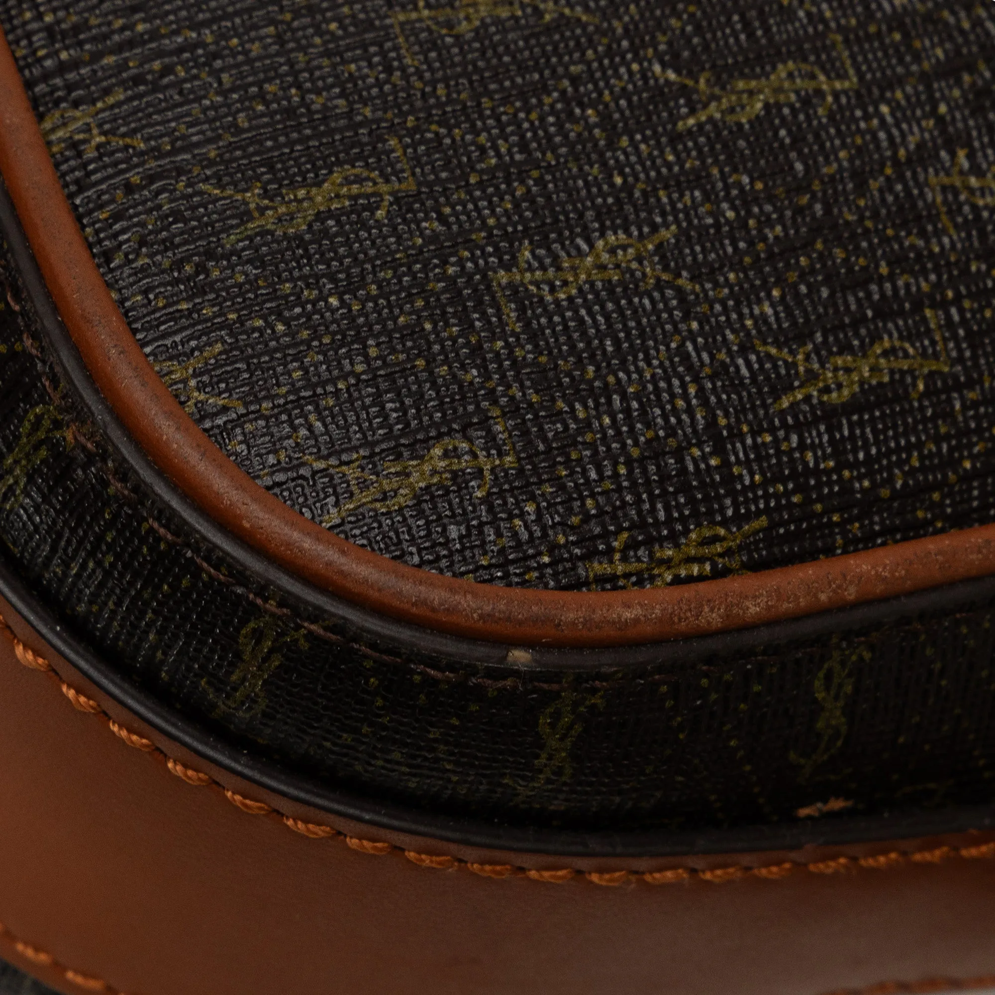 Brown Saint Laurent Le Monogramme Camera Bag