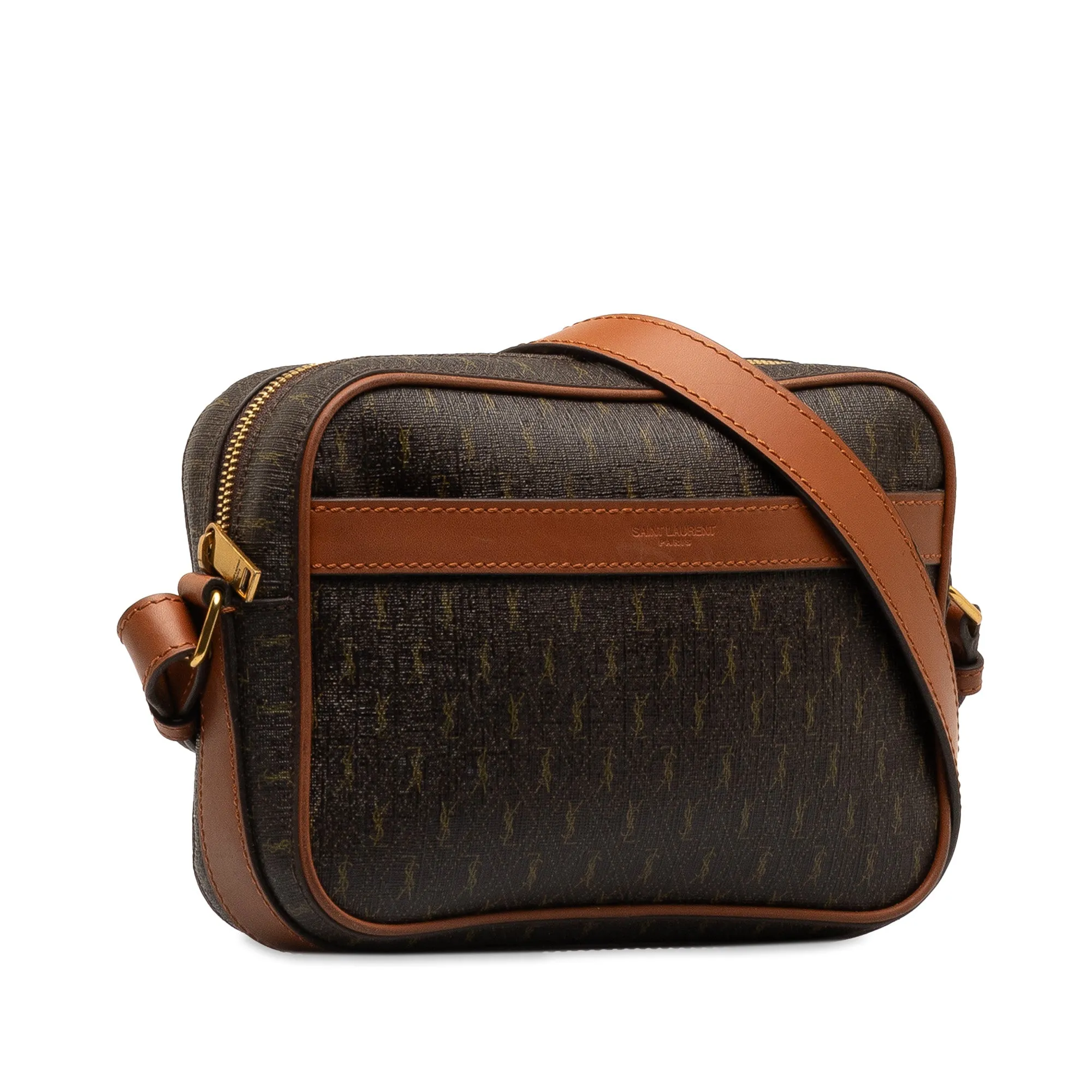 Brown Saint Laurent Le Monogramme Camera Bag