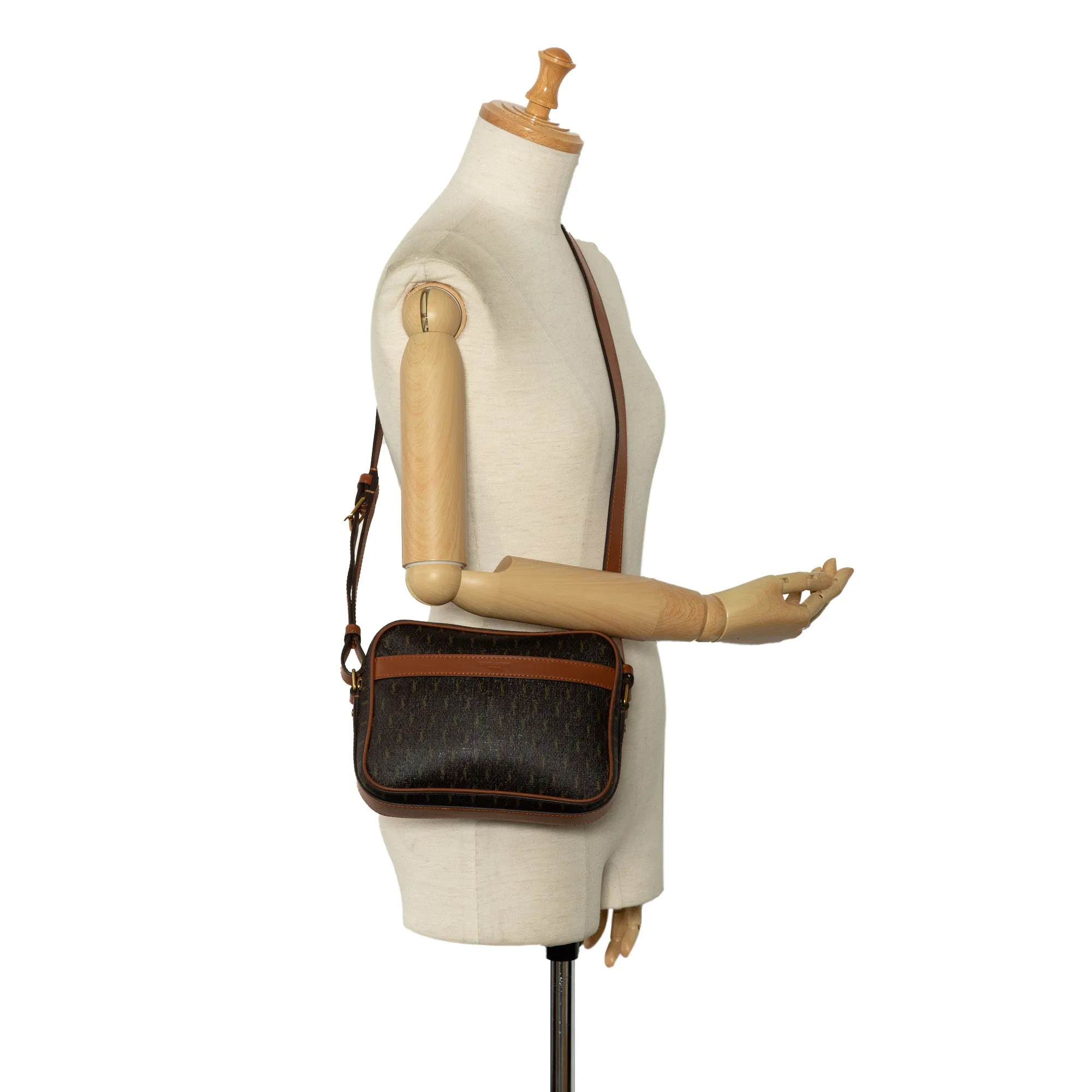 Brown Saint Laurent Le Monogramme Camera Bag