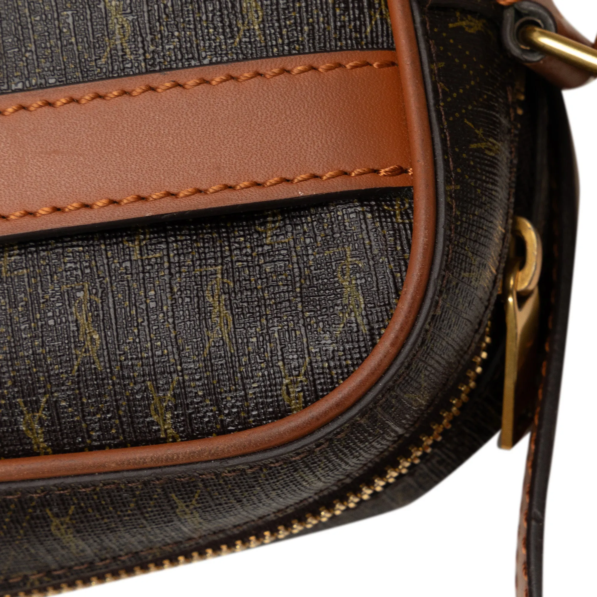 Brown Saint Laurent Le Monogramme Camera Bag