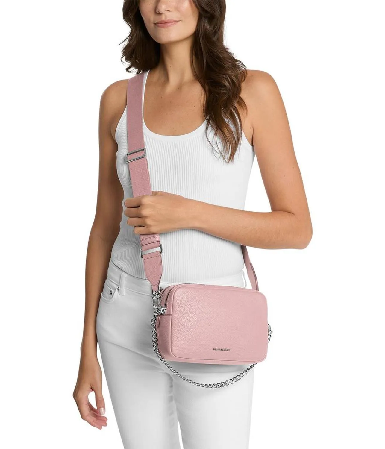 Bryant Medium Double Zip Chain Camera Crossbody