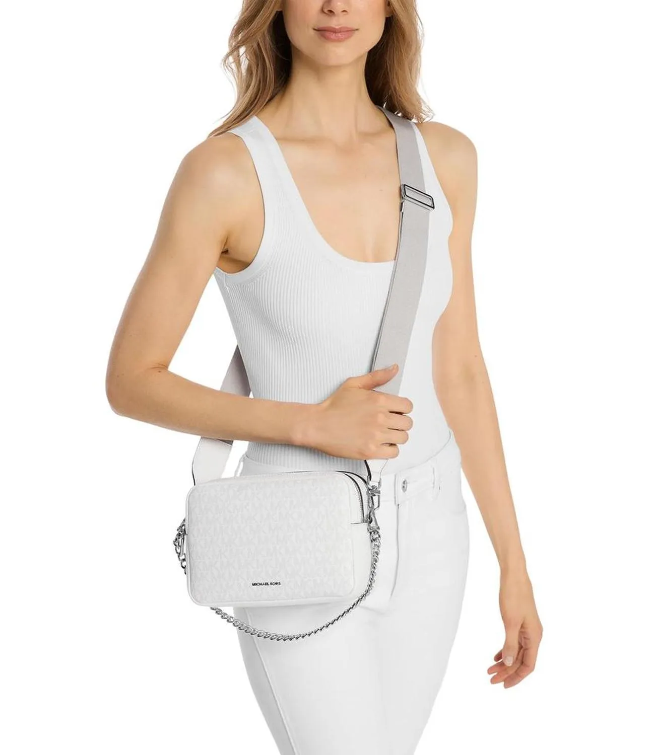Bryant Medium Double Zip Chain Camera Crossbody