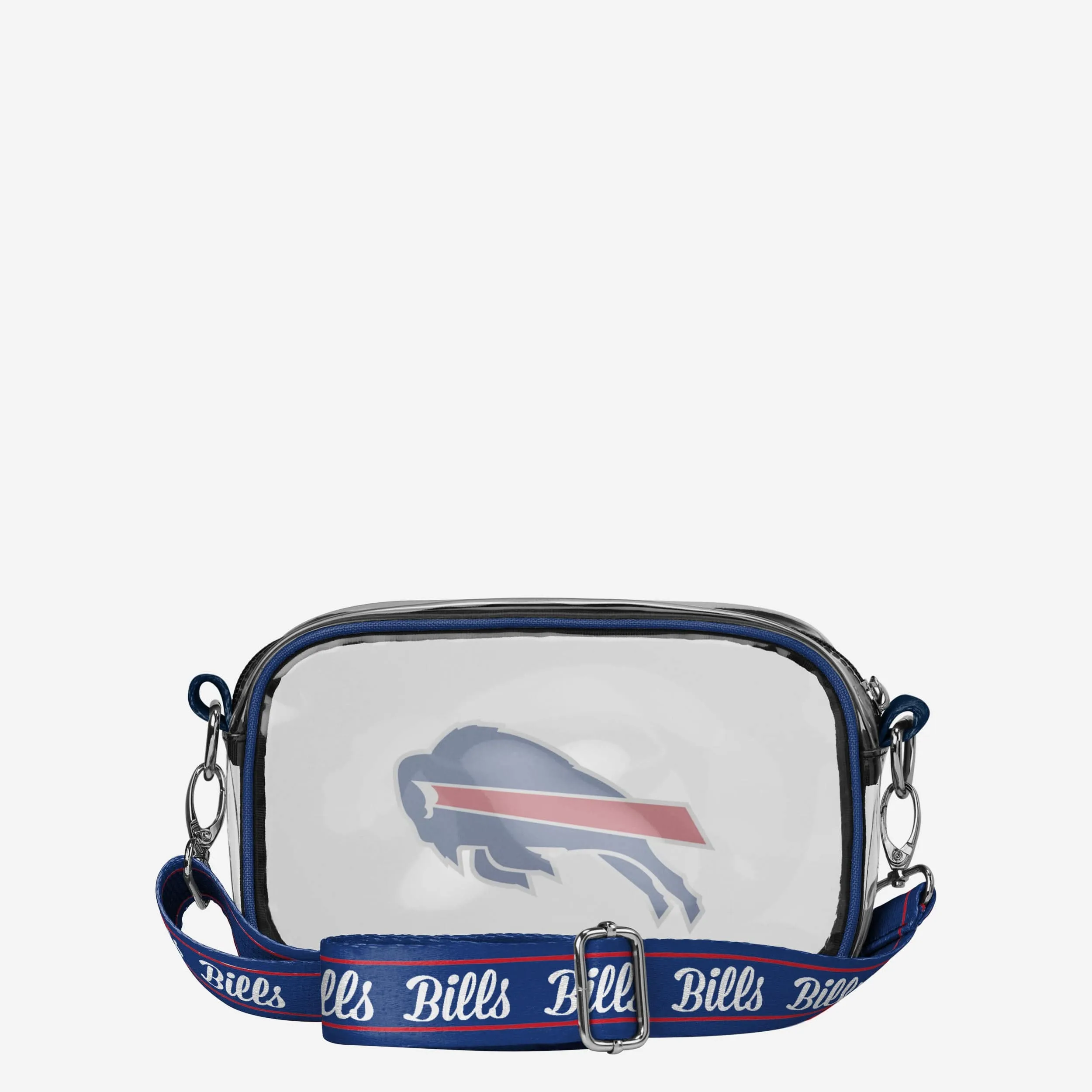 Buffalo Bills Team Stripe Clear Crossbody Bag