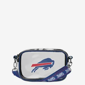Buffalo Bills Team Stripe Clear Crossbody Bag