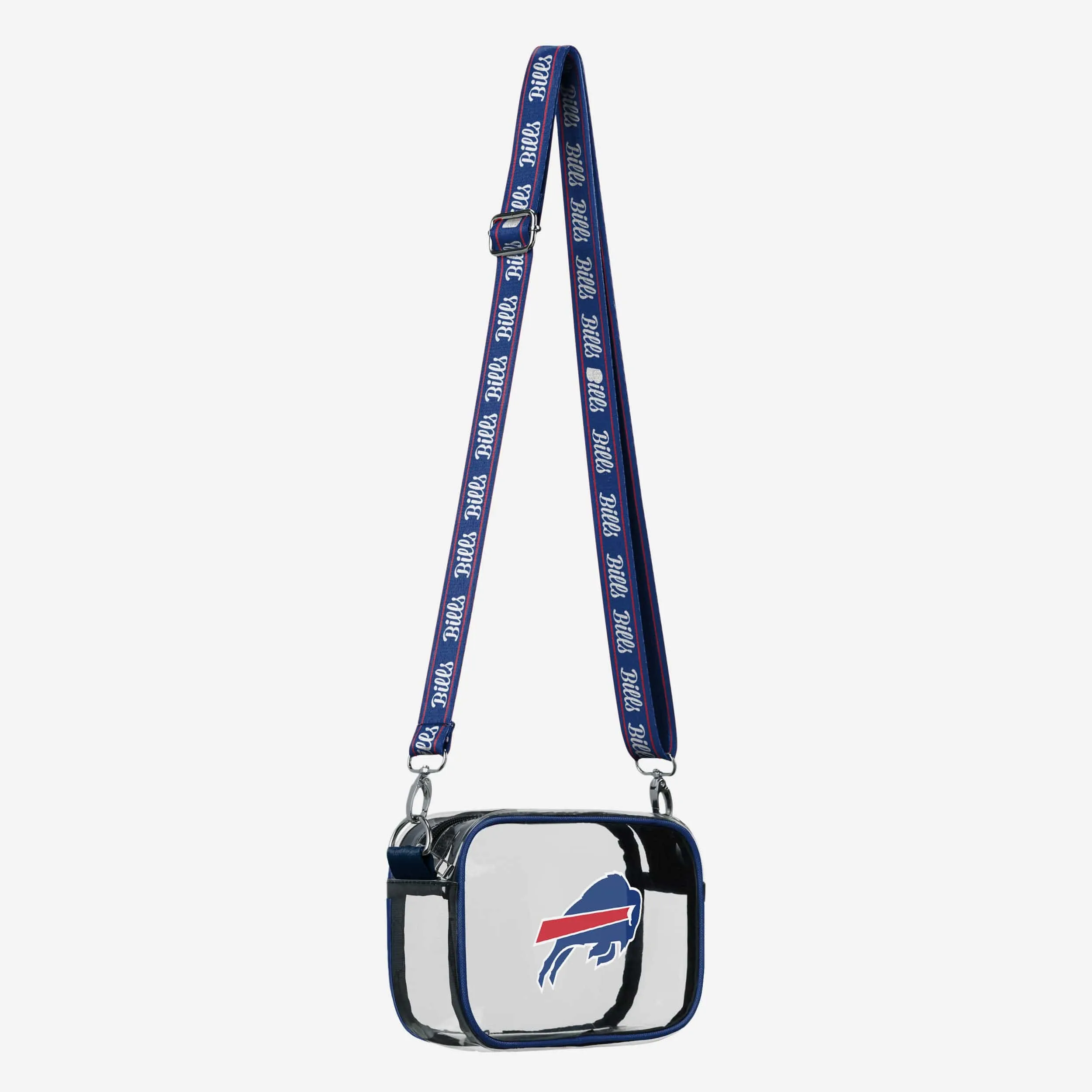 Buffalo Bills Team Stripe Clear Crossbody Bag