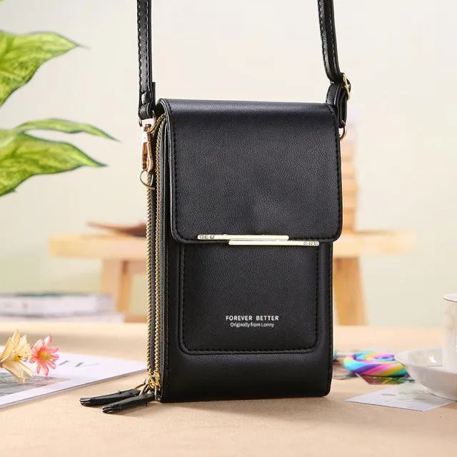 Buylor Soft Leather Crossbody Shoulder Bag
