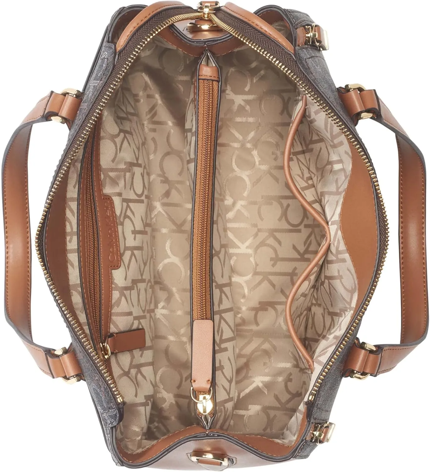Calvin Klein Bubble Lamb Novelty Organization Satchel