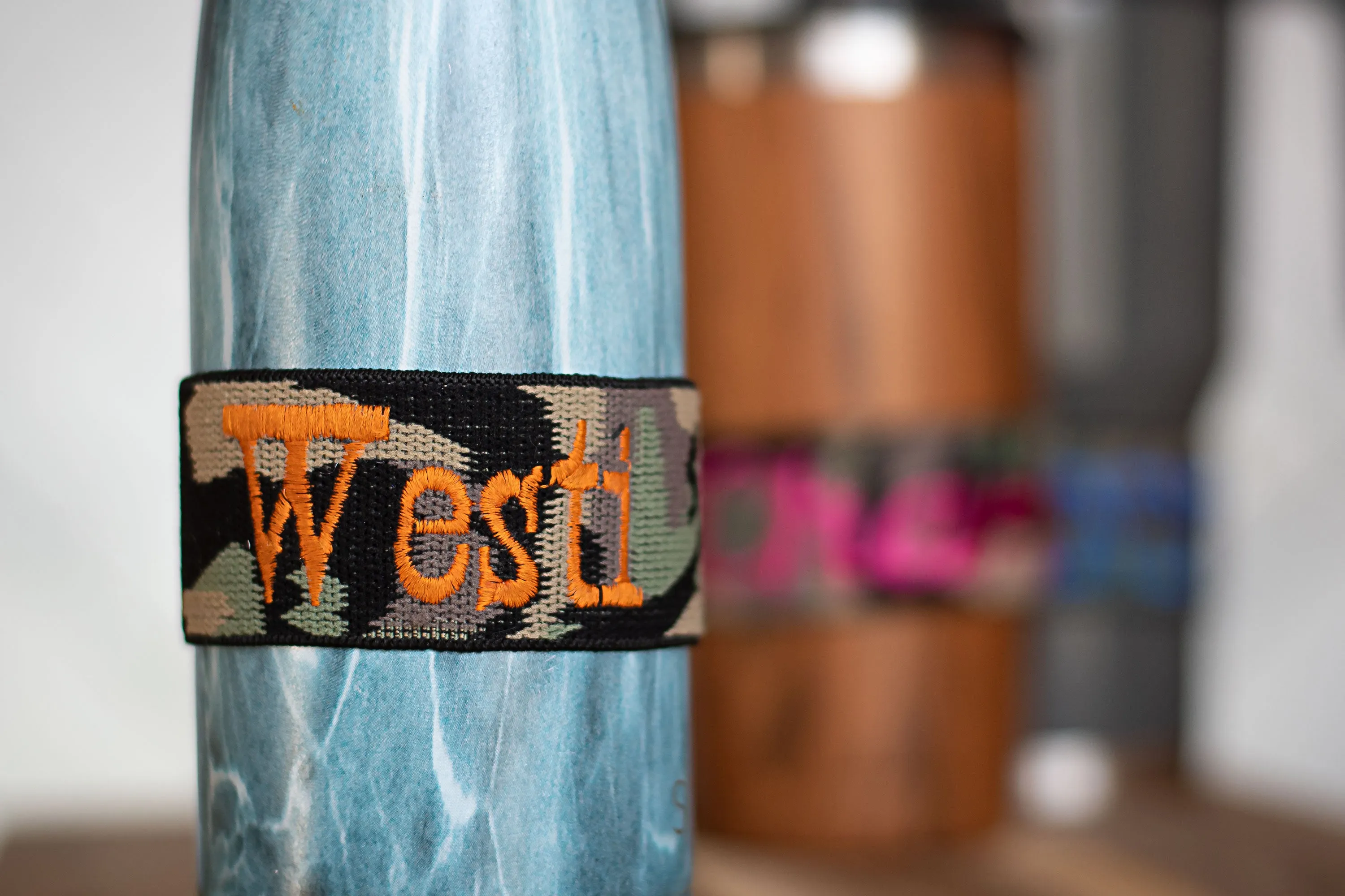 Camo CupBandz Personalized Water Bottle Labels