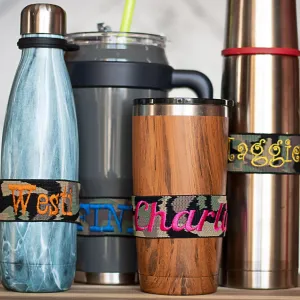 Camo CupBandz Personalized Water Bottle Labels