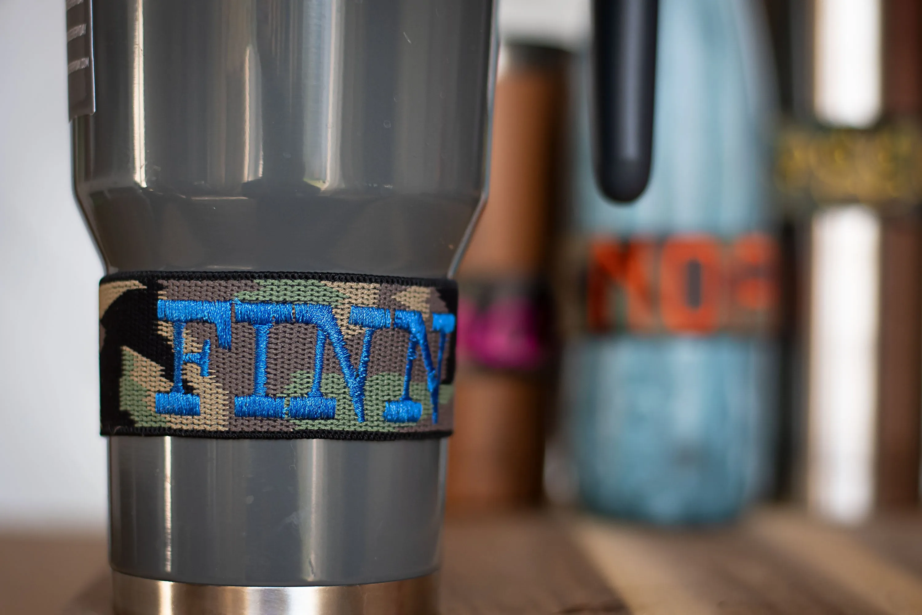 Camo CupBandz Personalized Water Bottle Labels