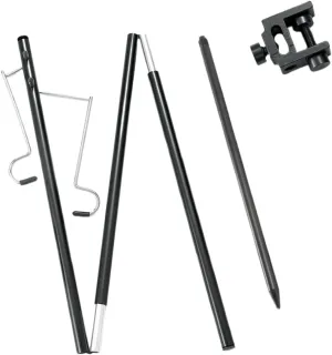 Camping Lamp Stand Folding Small Light Stand Outdoor Light Holder Tent Lantern Hanging Portable