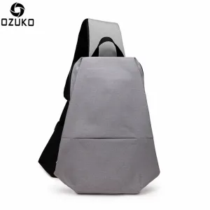 Canvas Men's Single Shoulder Bag Backpack Crossbody Packs Shoulder Bags