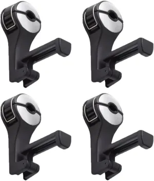 Car Seat Hooks for Alfa Romeo Tonale 4C 8C Competizione 940 955 952 949 965,Car Seat Hidden Hooks Car Handbag Hooks Multifunctional Hook,2 Four-C Gray
