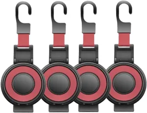 Car Seat Hooks for Subaru BRZ WRX STi Impreza Legacy XV Forester Outback,Car Seat Hidden Hooks Car Handbag Hooks Multifunctional Hook,2 Four-B Red