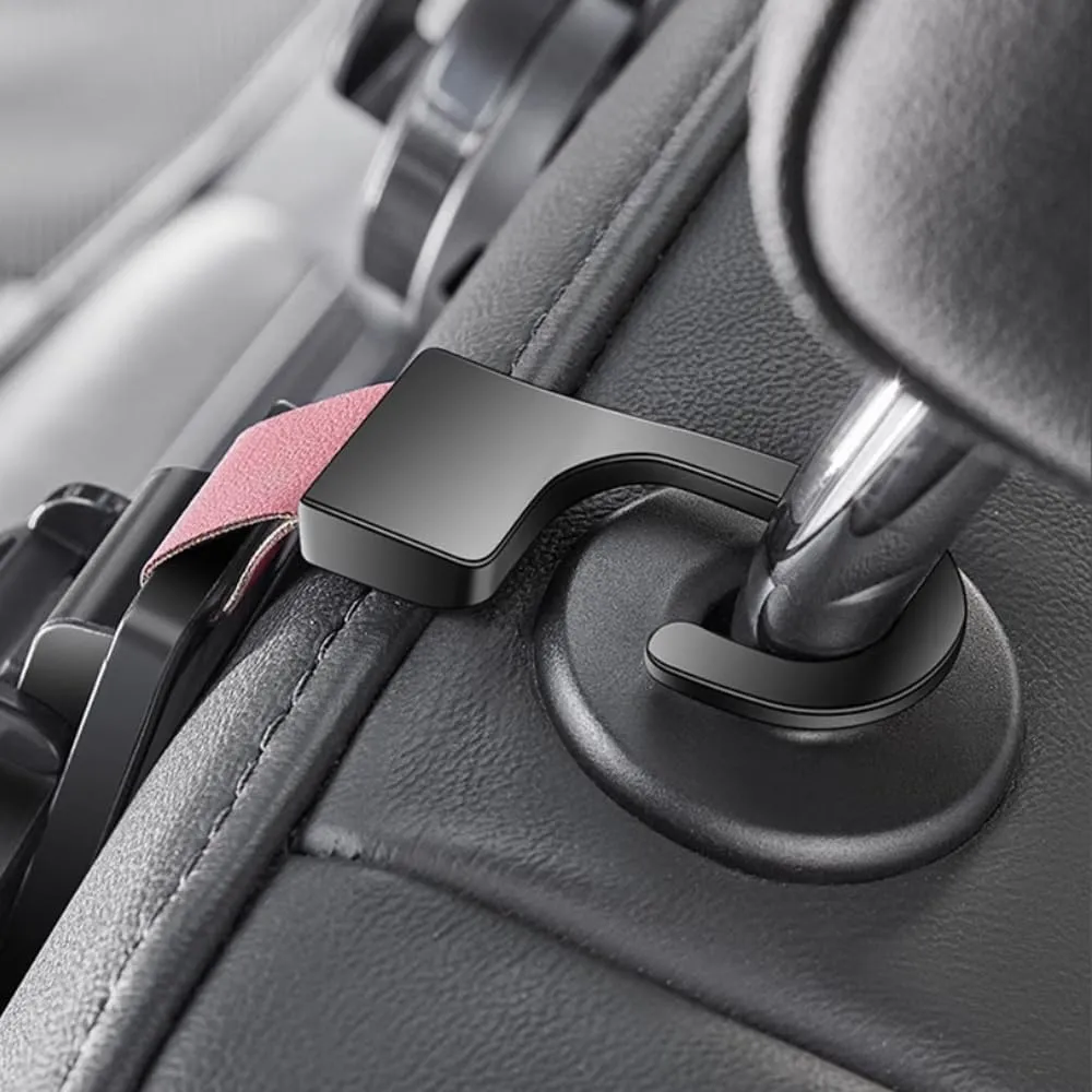 Car Seat Hooks for Subaru BRZ WRX STi Impreza Legacy XV Forester Outback,Car Seat Hidden Hooks Car Handbag Hooks Multifunctional Hook,2 Four-B Red