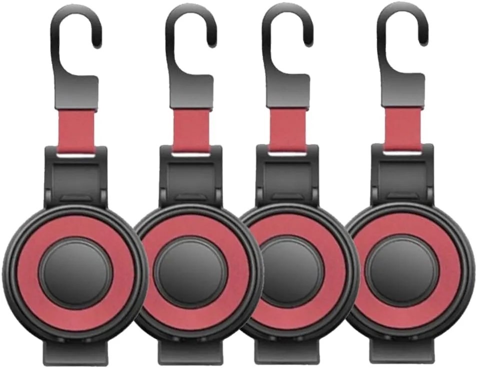 Car Seat Hooks for Subaru BRZ WRX STi Impreza Legacy XV Forester Outback,Car Seat Hidden Hooks Car Handbag Hooks Multifunctional Hook,2 Four-B Red